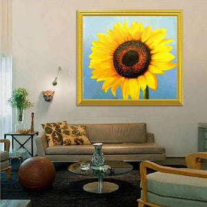 Yellow Sunflower Diamond Painting - diamond-painting-bliss.myshopify.com