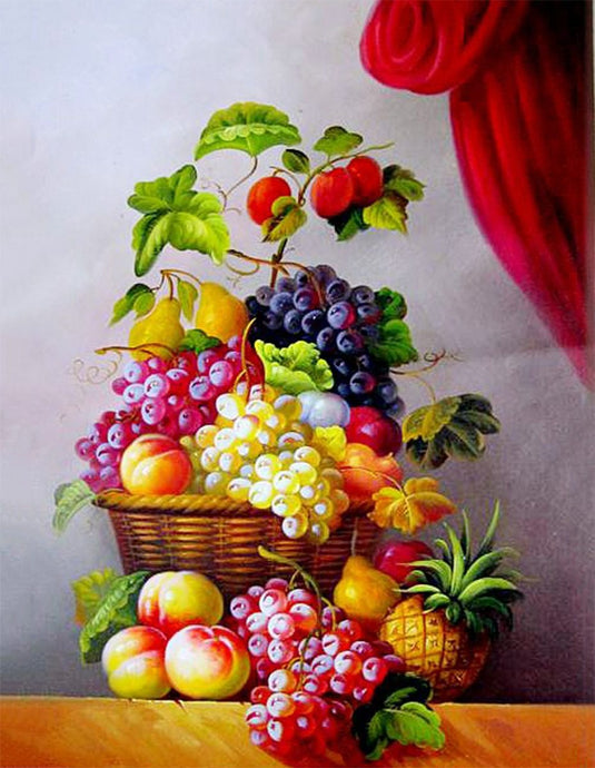Fruit Basket DIY Diamond Painting - diamond-painting-bliss.myshopify.com