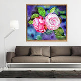 Camellia Flowers - DIY Diamond Painting - diamond-painting-bliss.myshopify.com