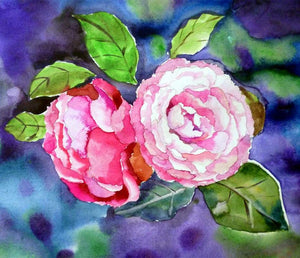 Camellia Flowers - DIY Diamond Painting - diamond-painting-bliss.myshopify.com
