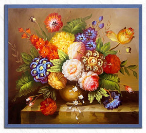 Flowers Vase DIY Diamond Painting - diamond-painting-bliss.myshopify.com