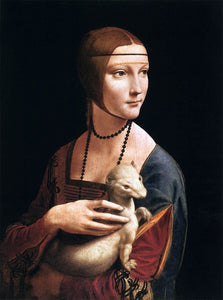 Lady with an Ermine - Leonardo da Vinci - diamond-painting-bliss.myshopify.com