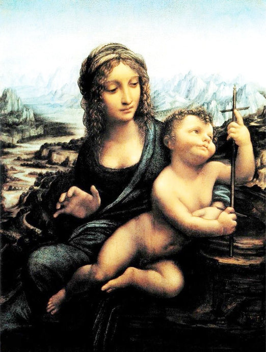 Madonna of the Yarnwinder DIY Diamond Painting - diamond-painting-bliss.myshopify.com