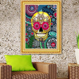 Sugar Skull Art DIY Diamond Painting - diamond-painting-bliss.myshopify.com