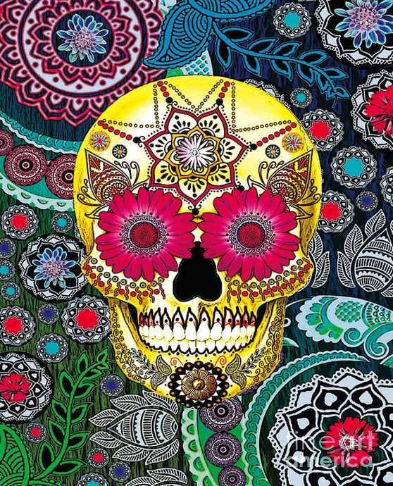 Sugar Skull Art DIY Diamond Painting - diamond-painting-bliss.myshopify.com