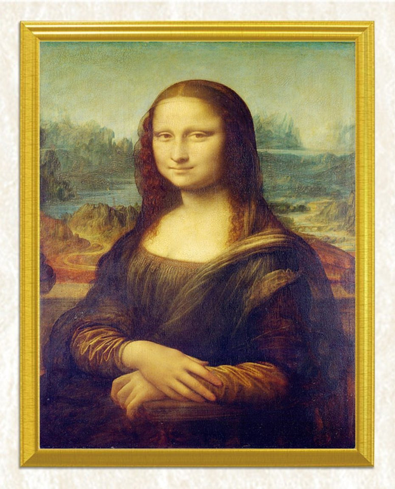 Mona Lisa's Smile - Leonardo Da Vinci - diamond-painting-bliss.myshopify.com