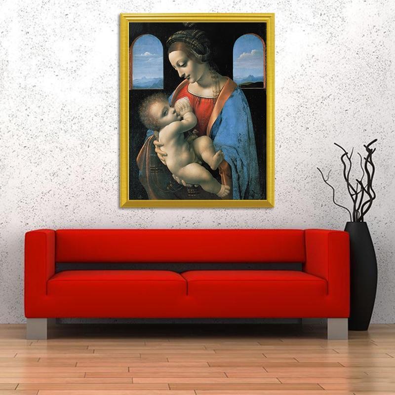 MADONNA LITTA PAINTING - Leonardo da Vinci - diamond-painting-bliss.myshopify.com