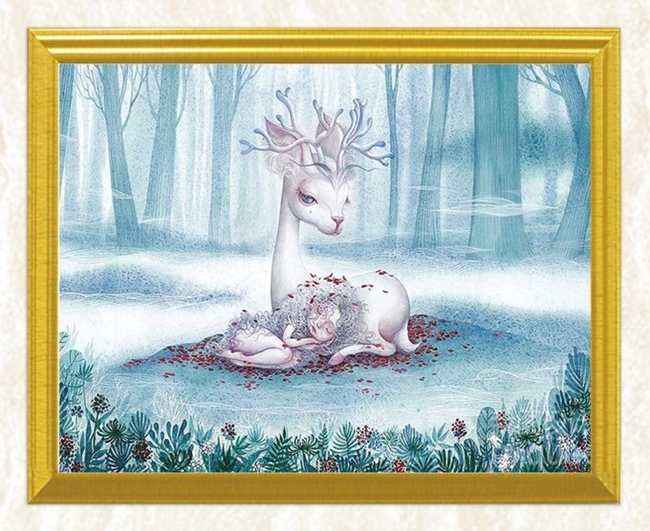 Fairy & Deer DIY Diamond Painting - diamond-painting-bliss.myshopify.com