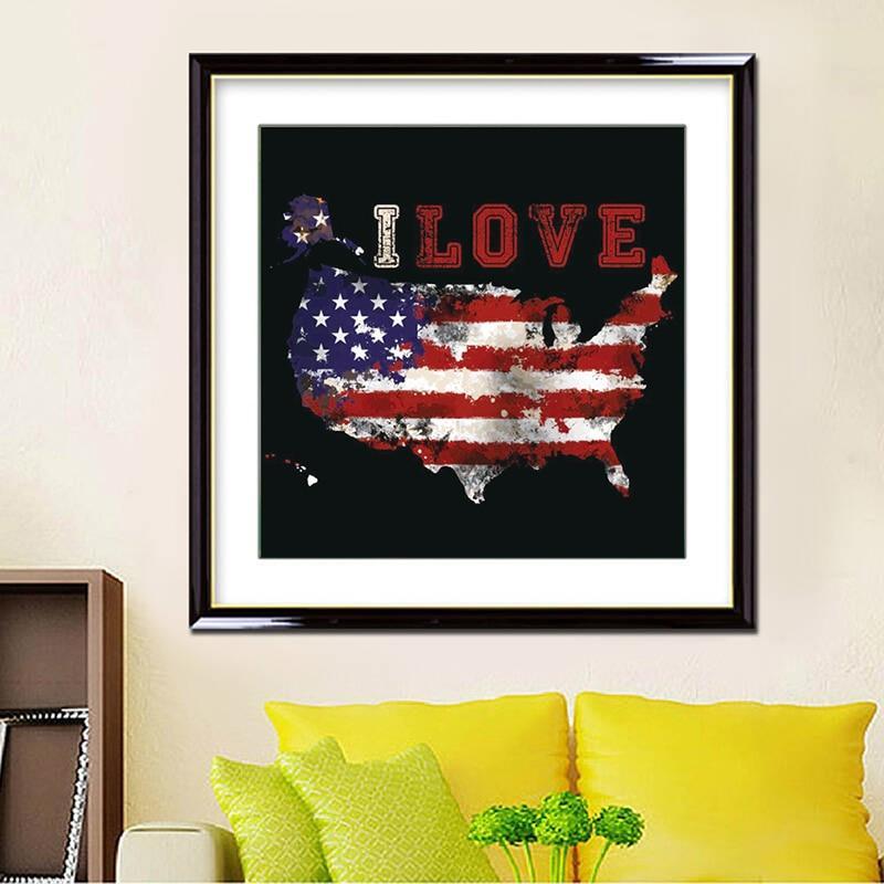 I LOVE USA | DIY Diamond Art Painting - diamond-painting-bliss.myshopify.com