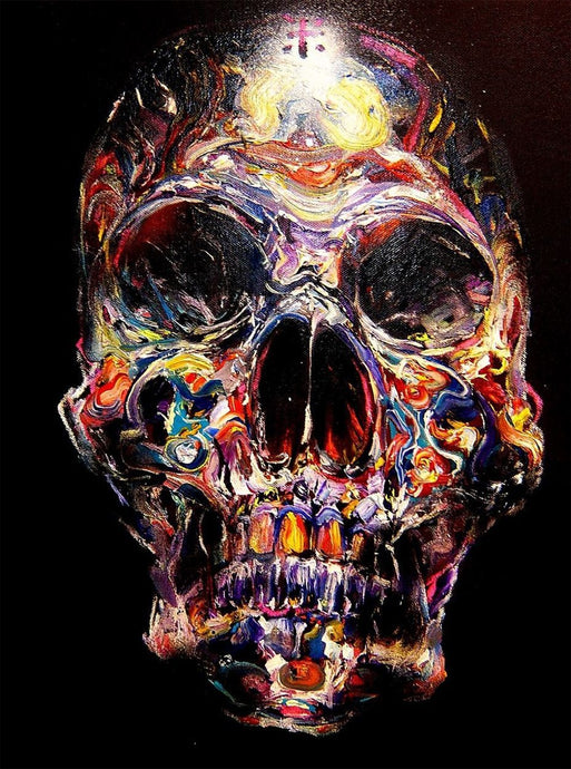 Colorful Skull DIY Diamond Painting - diamond-painting-bliss.myshopify.com