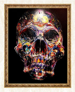 Colorful Skull DIY Diamond Painting - diamond-painting-bliss.myshopify.com