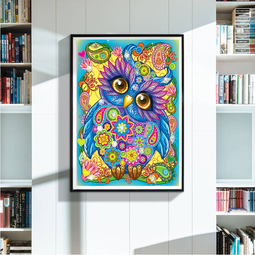 Amazing Color Art Owl